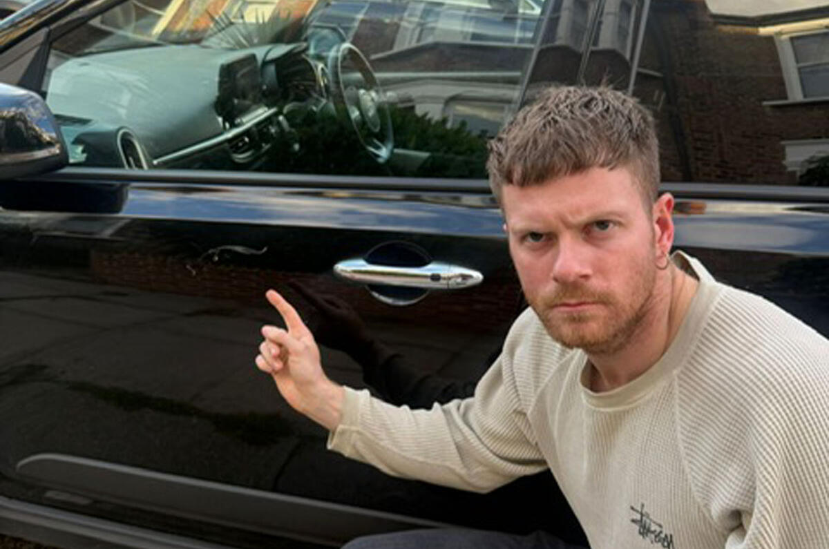 Jack Evans Kia Picanto damage