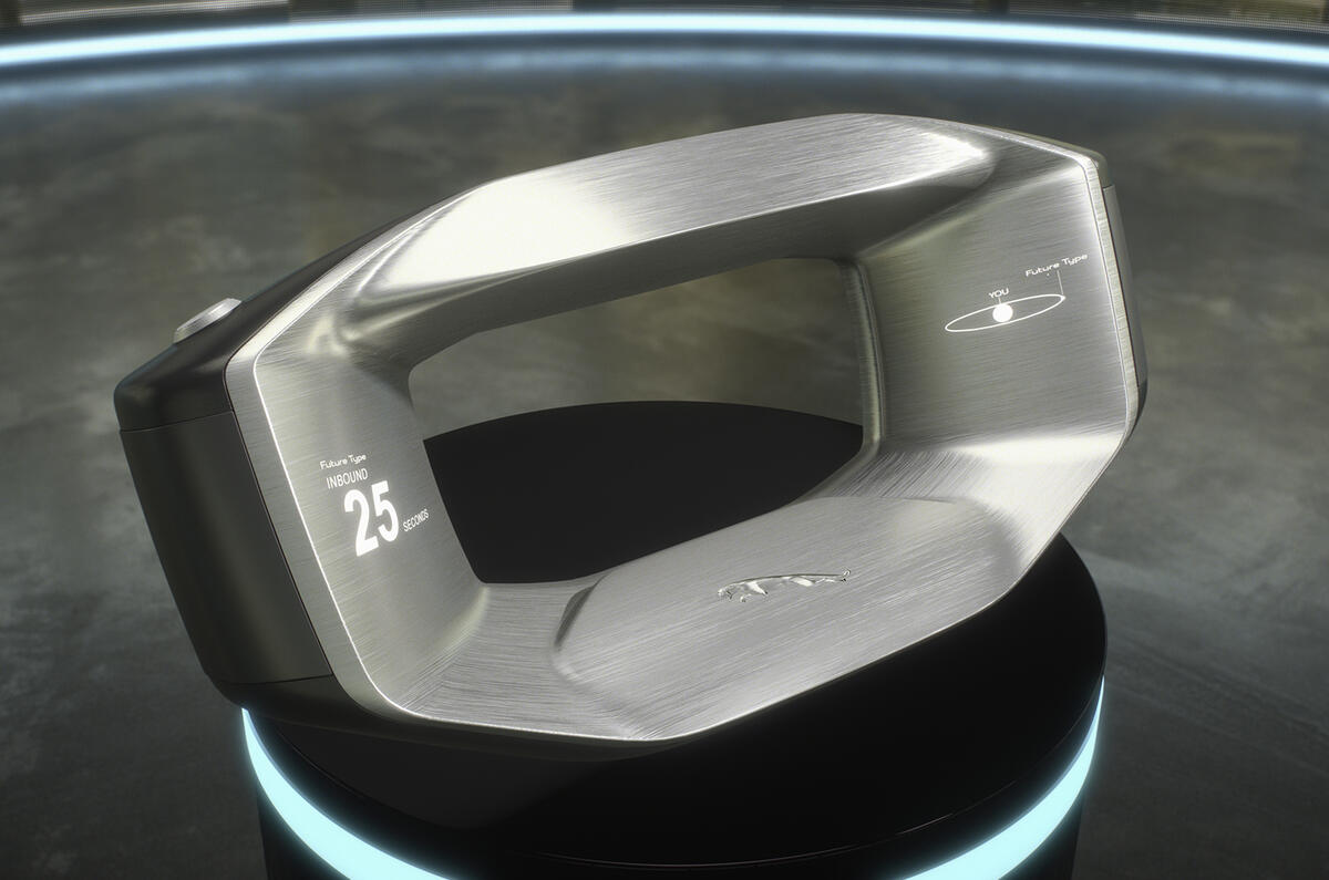 Jaguar reveals Sayer steering wheel concept