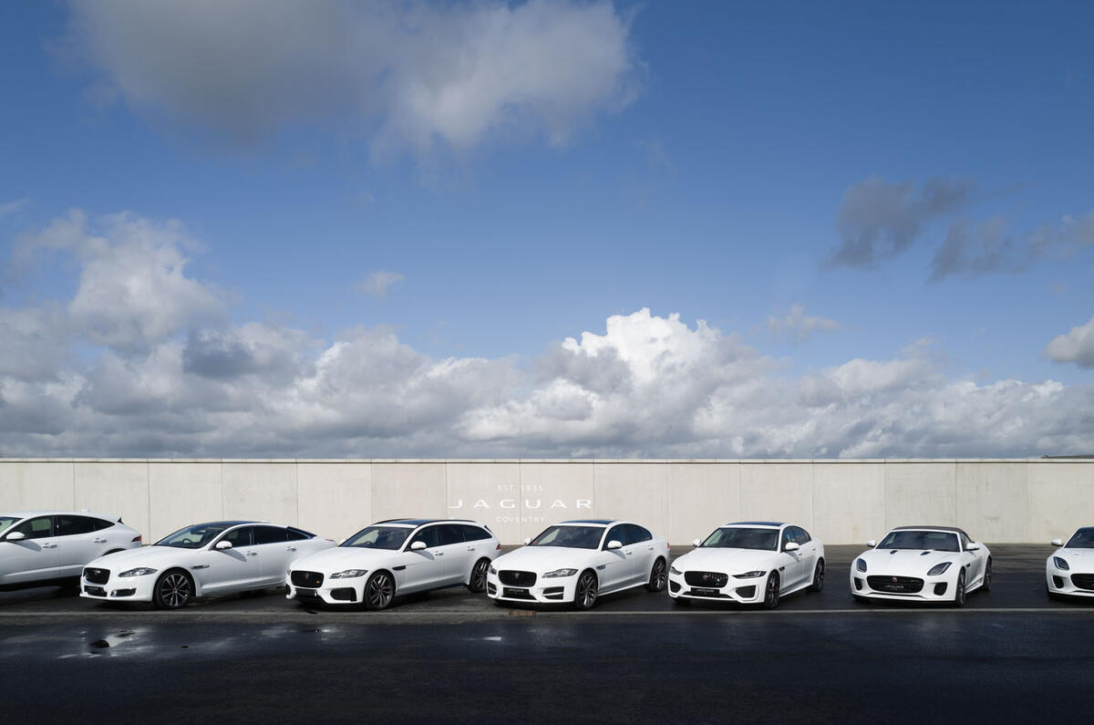 Jaguar design studio - line-up