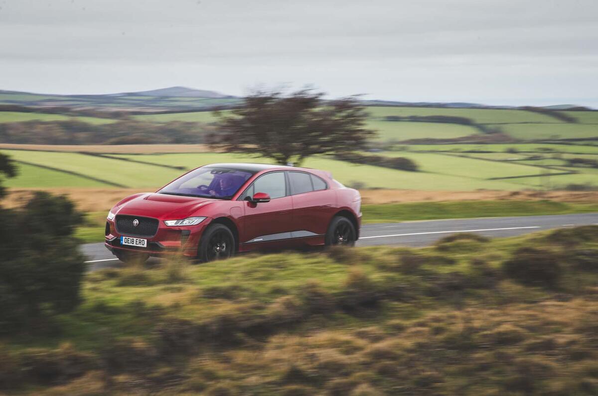 Jaguar I-Pace driving