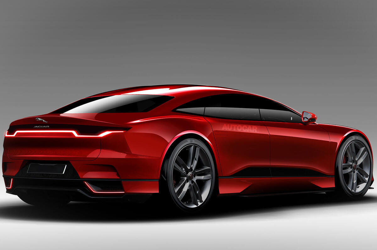 Jaguar XJ electric, as imagined by Autocar Jaguar XJ electric, as imagined by Autocar