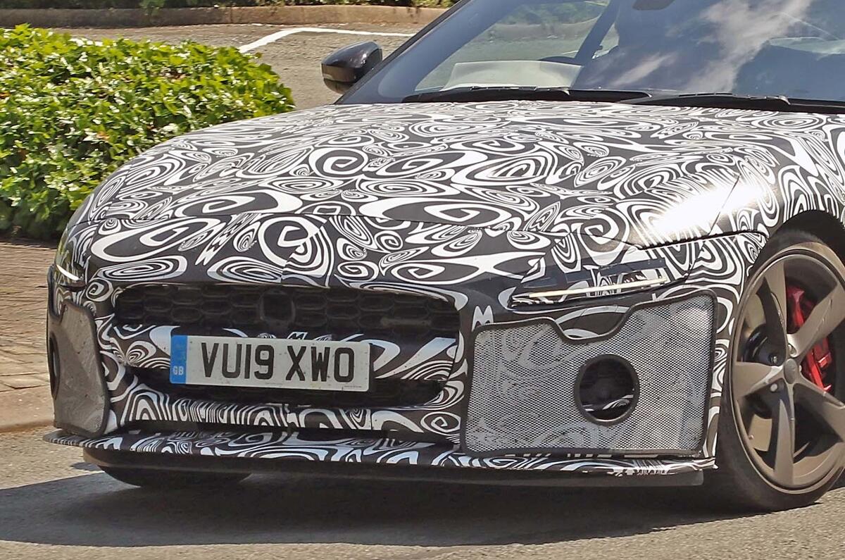 2020 Jaguar F-Type spy shot