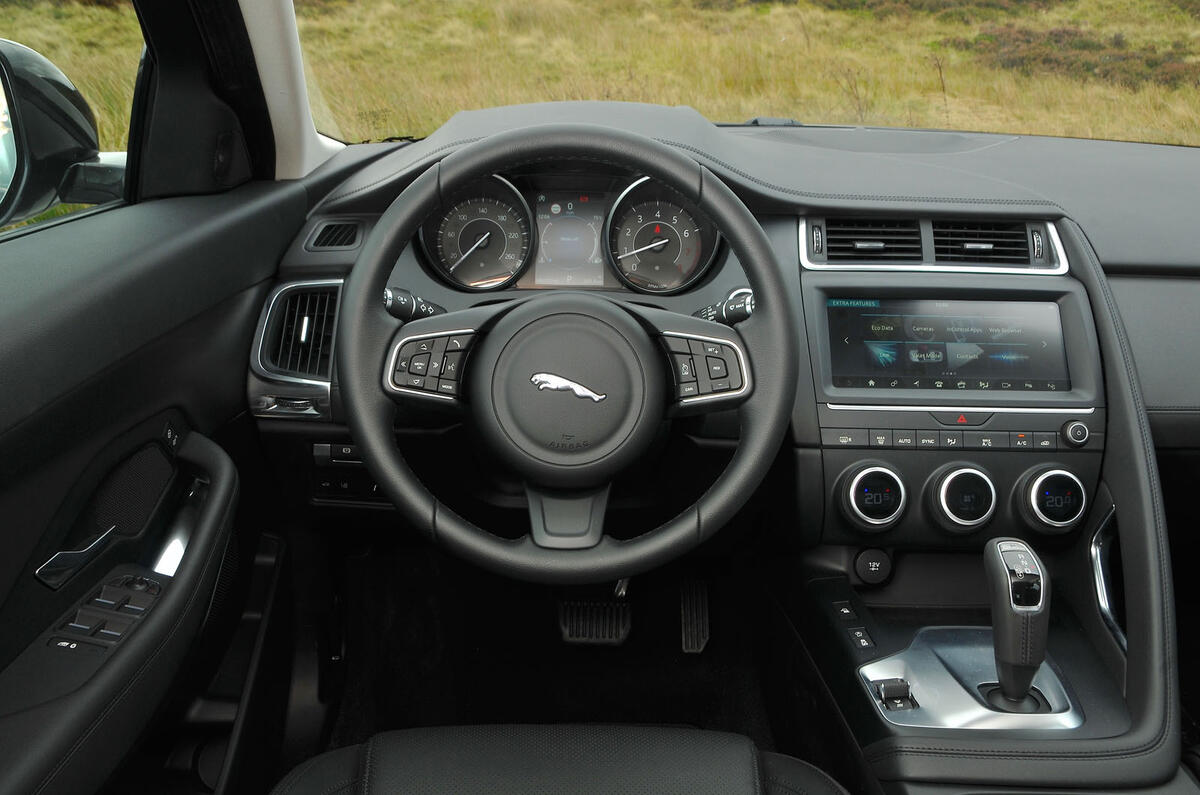 First ride: Jaguar E-Pace dashboard