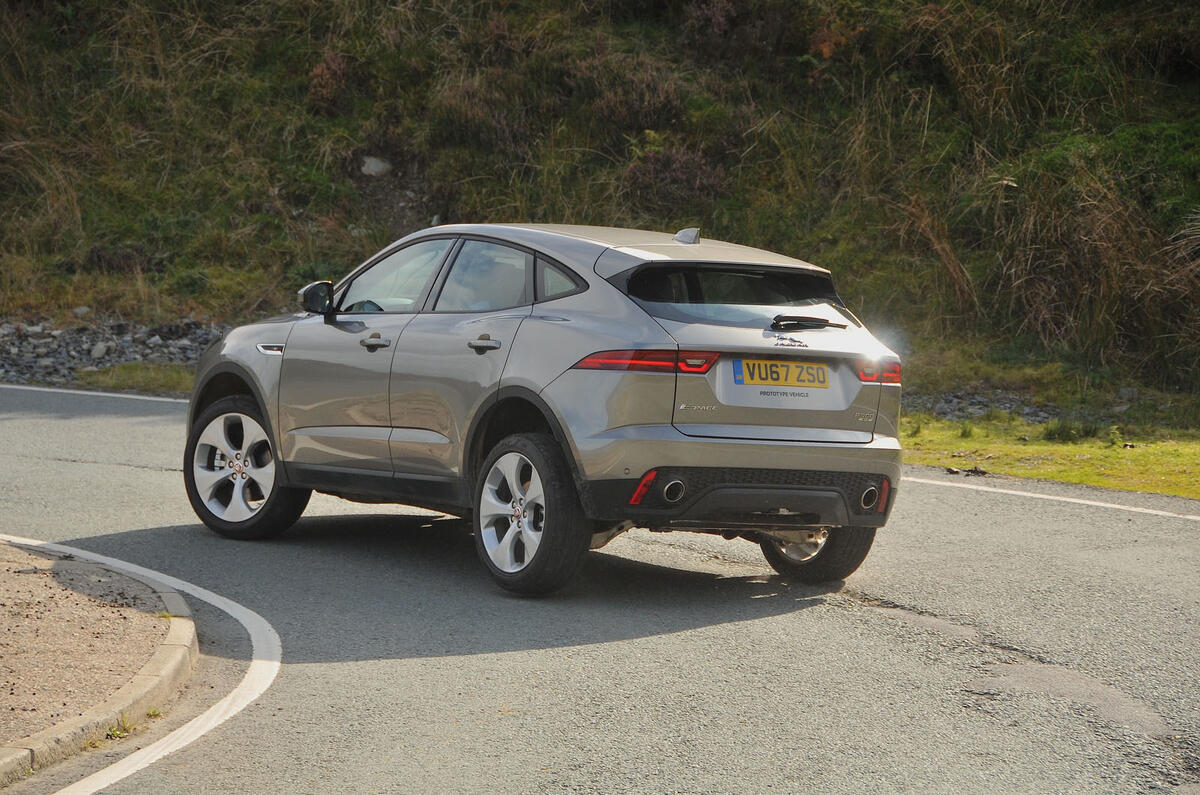 First ride: Jaguar E-Pace rear cornering