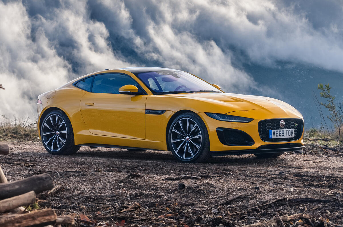 Jaguar F Type 2020 front quarter static Jaguar F Type 2020 front quarter static