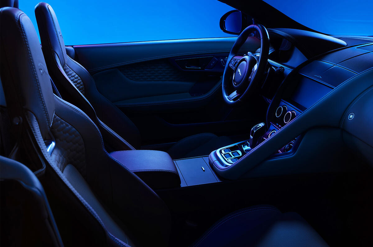 Jaguar FType 75 years special edition interior (1) Jaguar FType 75 years special edition interior (1)