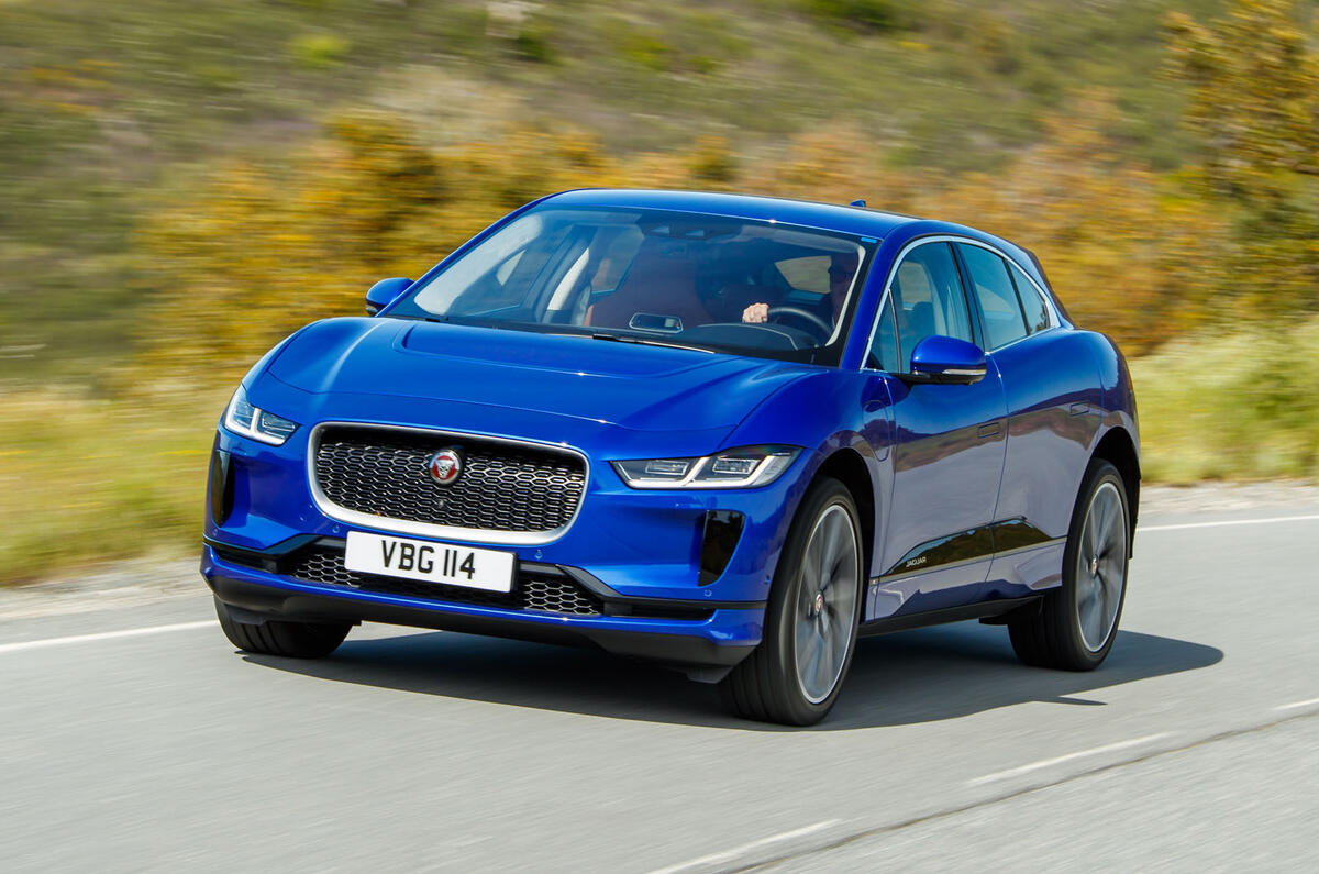 Jaguar I Pace S front quarter tracking 2018