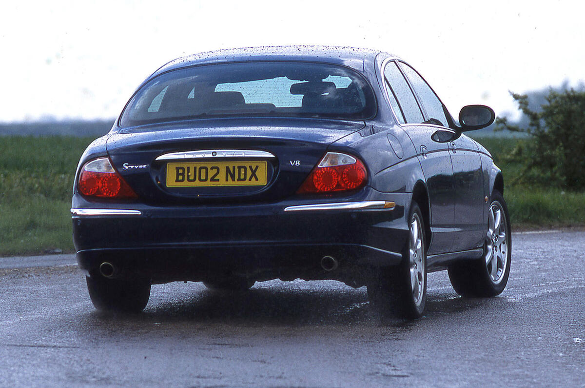 Jaguar S Type 4.0 rear three quarter Jaguar S Type 4.0 rear three quarter