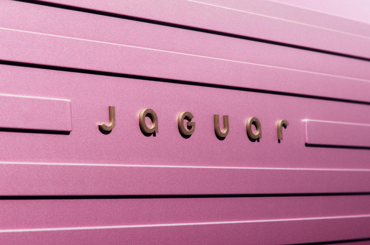 Jaguar Type 00 logo front Jaguar Type 00 logo front