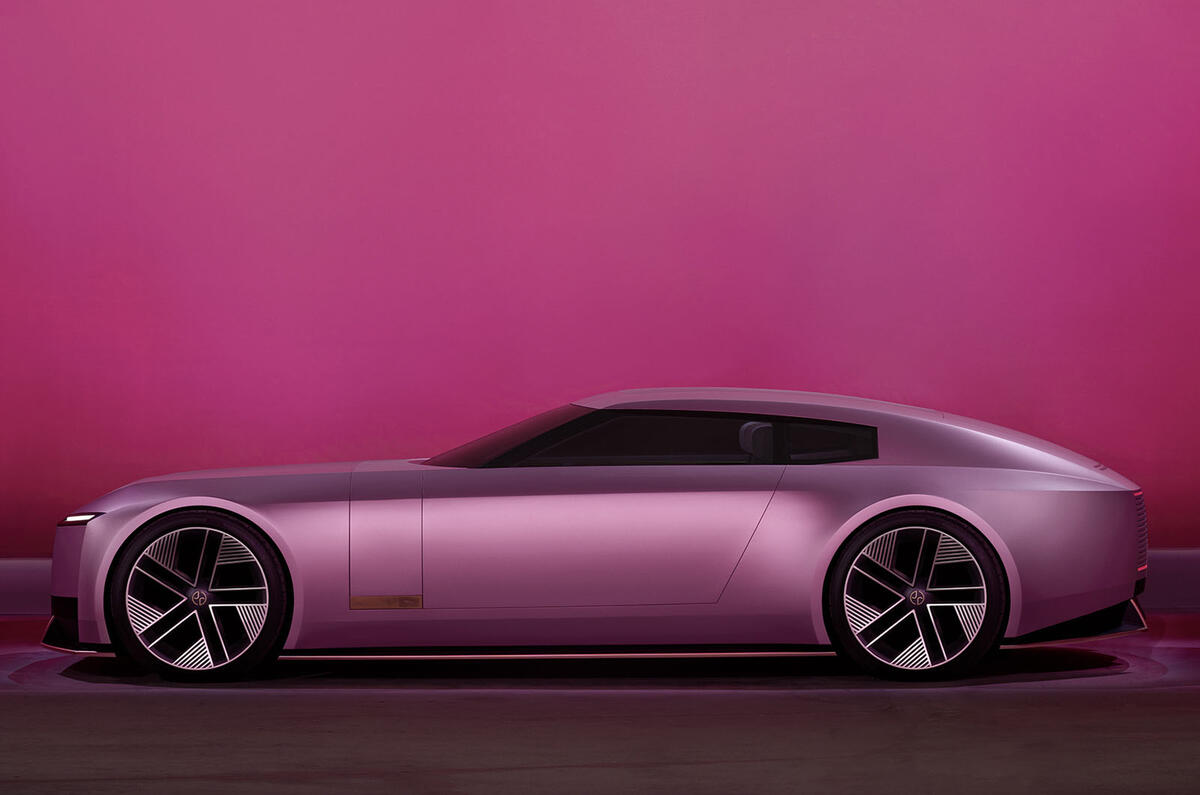 Jaguar Type 00 pink side