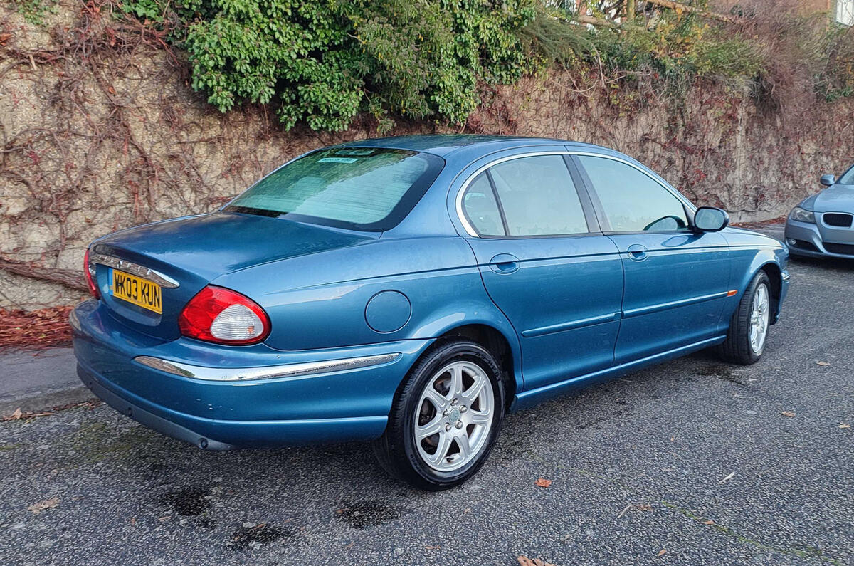Jaguar X Type Alex Wolstenholme rear quarter static Jaguar X Type Alex Wolstenholme rear quarter static