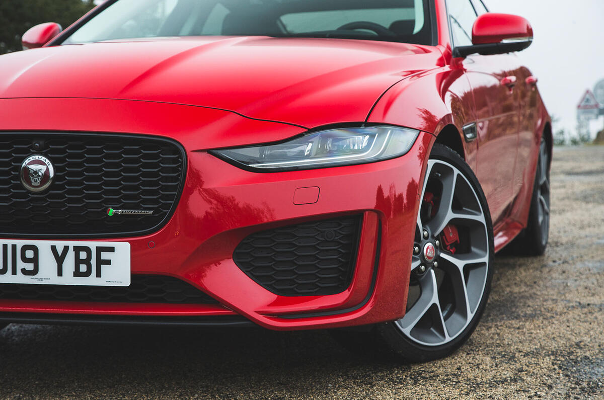 Jaguar XE front detail Jaguar XE front detail
