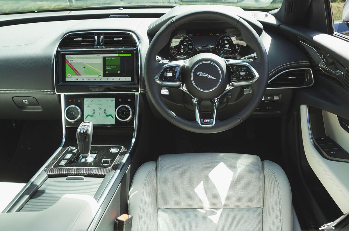 Jaguar XE interior Jaguar XE interior