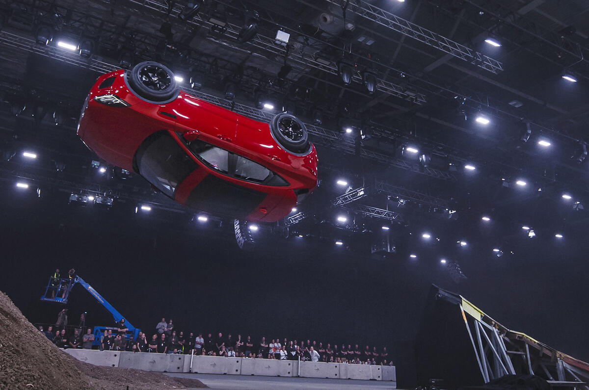 Jaguar E-Pace launch marked with record-breaking barrel roll