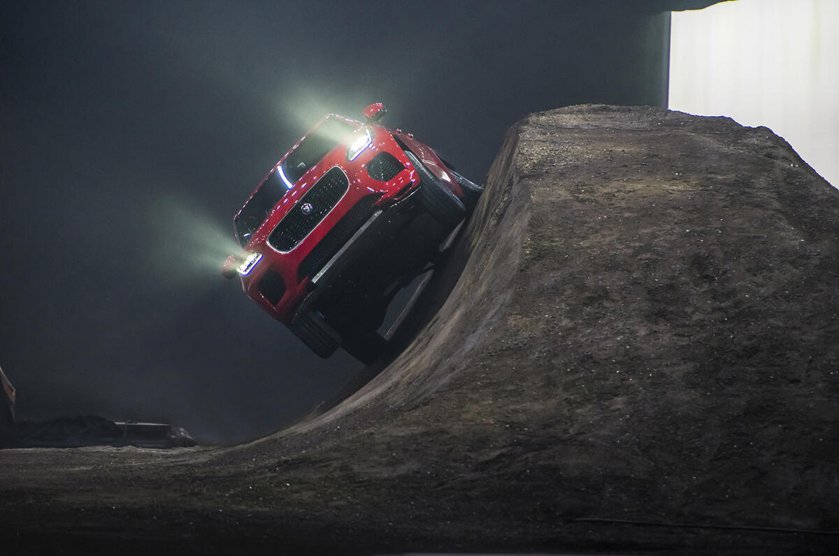 Jaguar E-Pace launch marked with record-breaking barrel roll