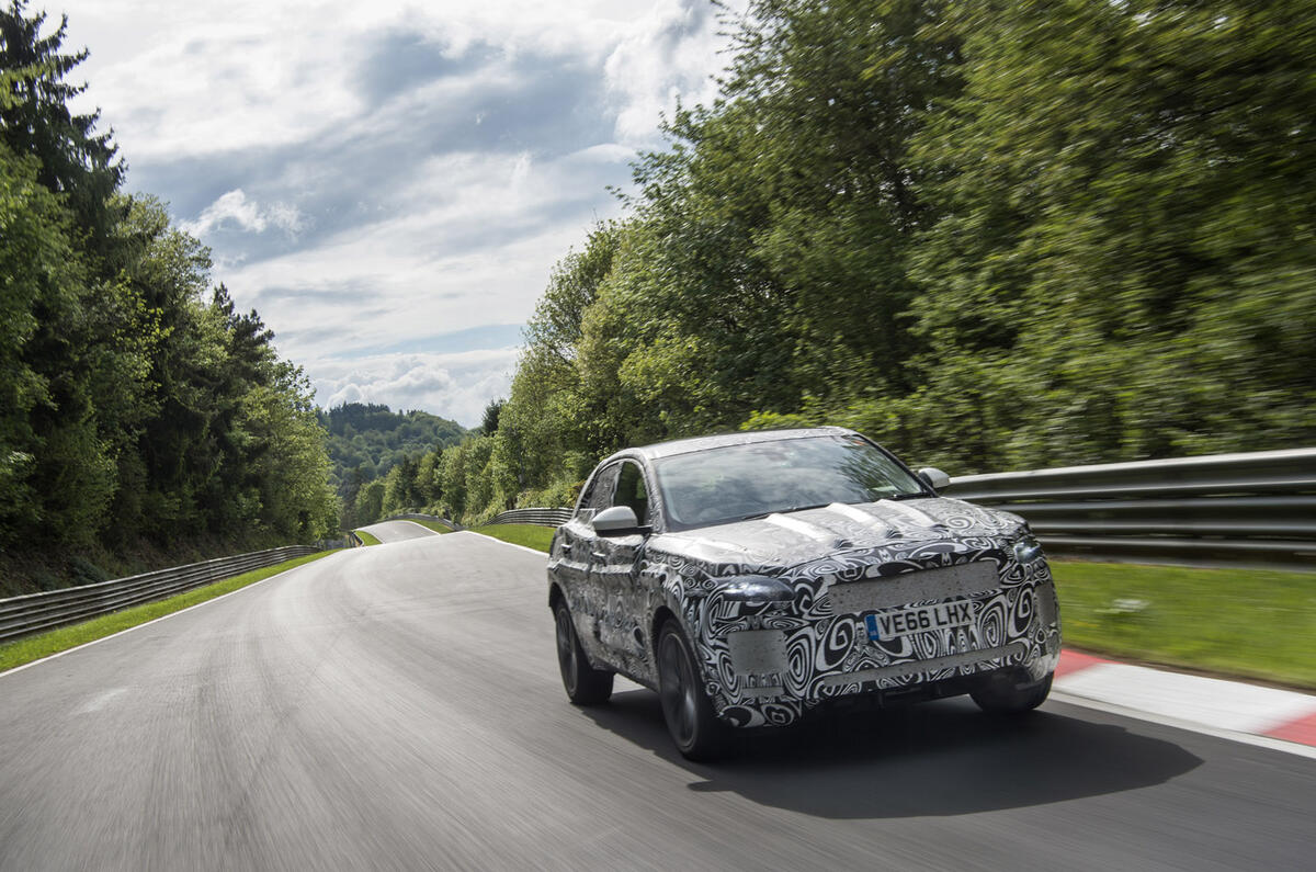 Jaguar E-Pace testing