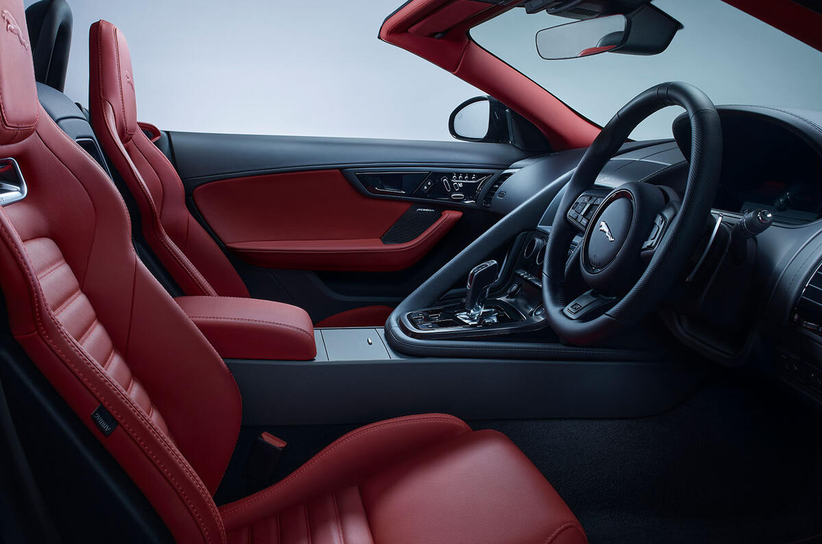 Jaguar F Type ZP Edition interior convertible Jaguar F Type ZP Edition interior convertible