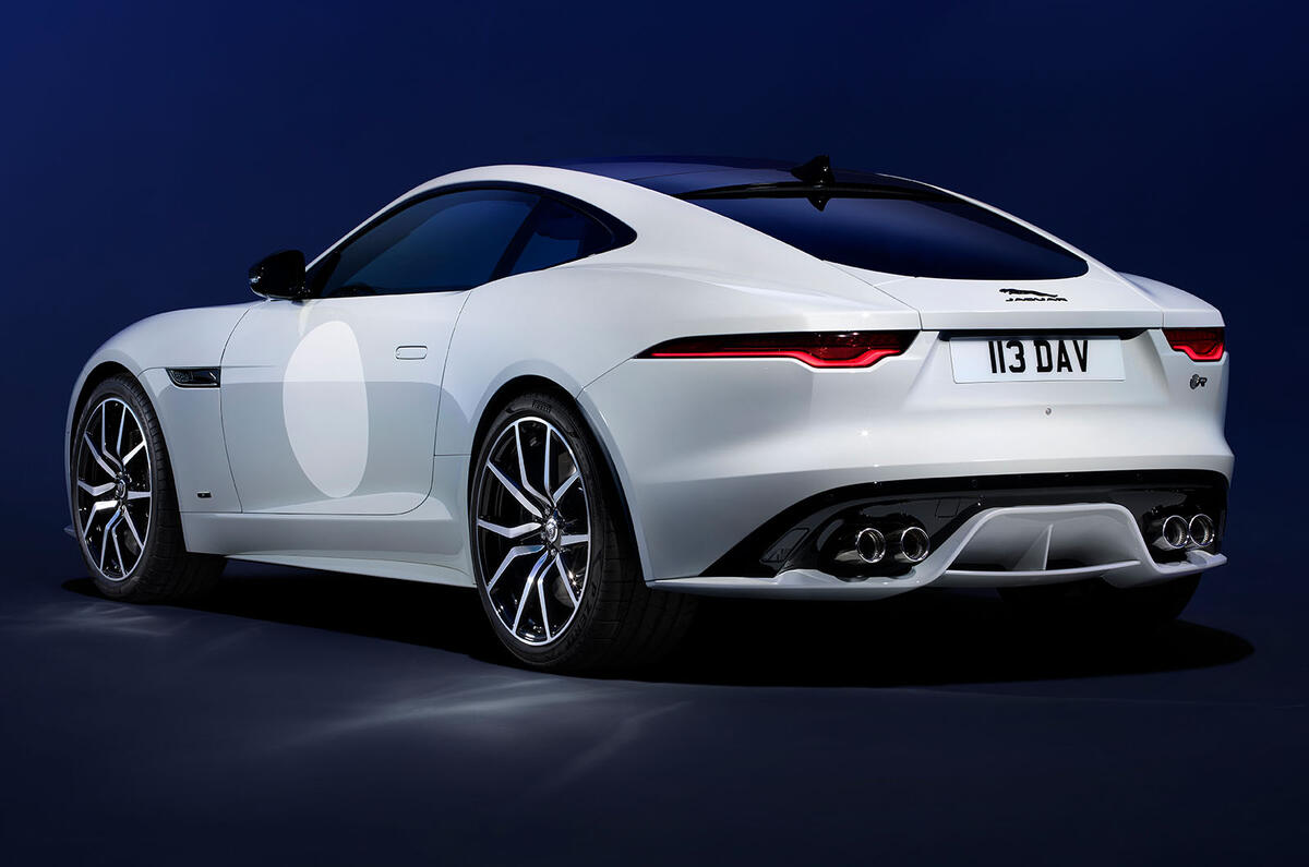 Jaguar F Type ZP Edition rear three quarter Jaguar F Type ZP Edition rear three quarter