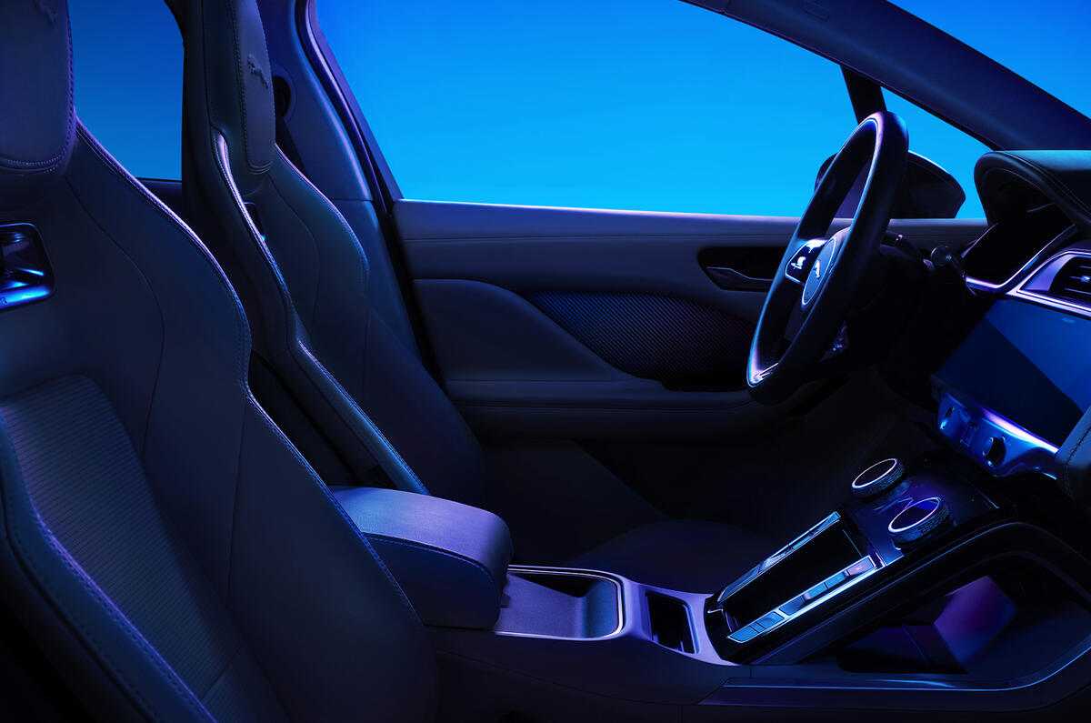 Jaguar I pAce interior