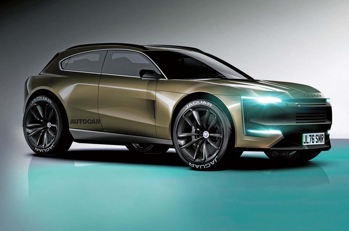 Jaguar SUV render front three quarter Jaguar SUV render front three quarter