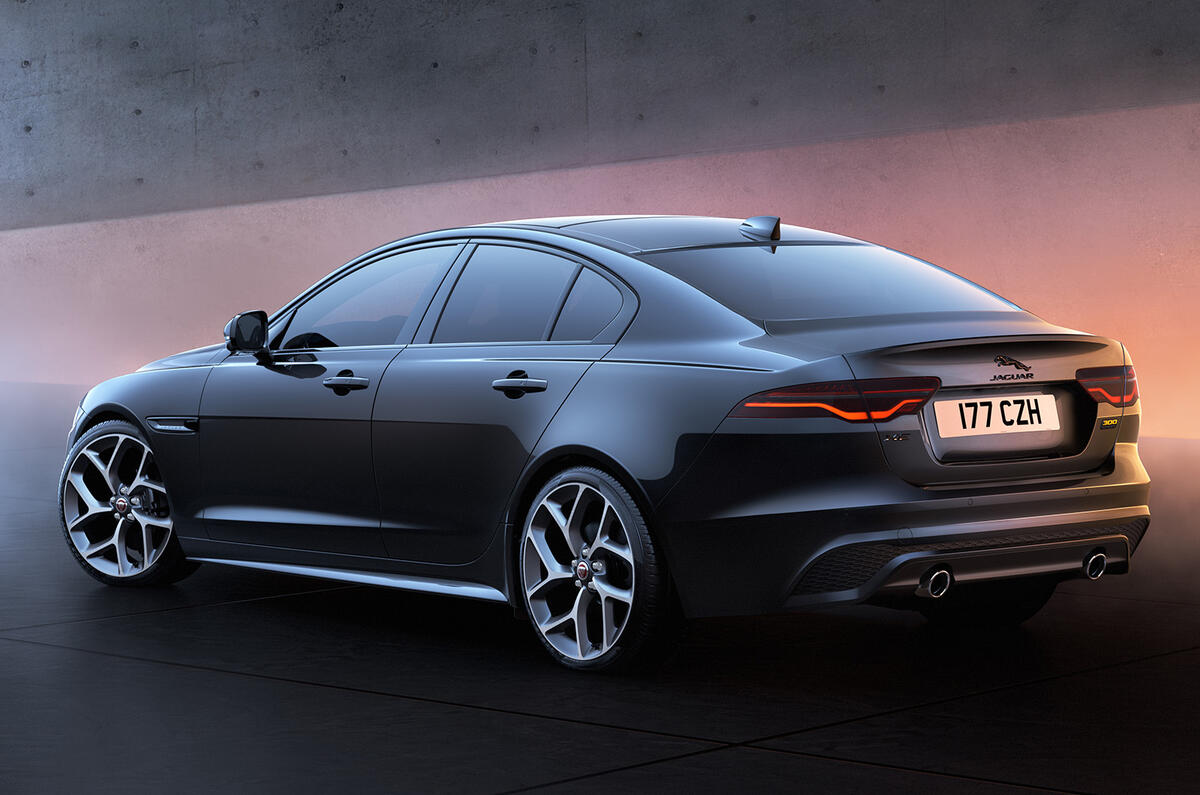 Jaguar XE 23MY 300 SPORT Exterior Rear 3 Quarter 260422