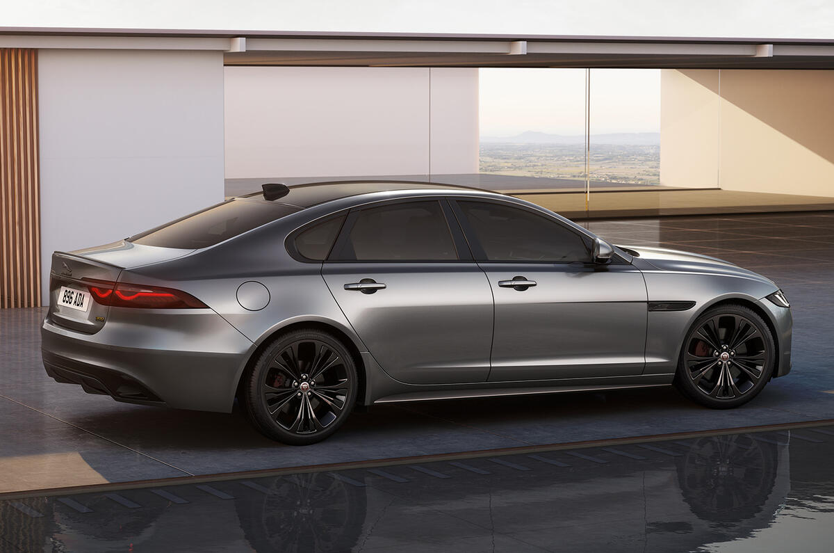 Jaguar XF 23MY 300 SPORT Exterior Rear 3 Quarter 260422