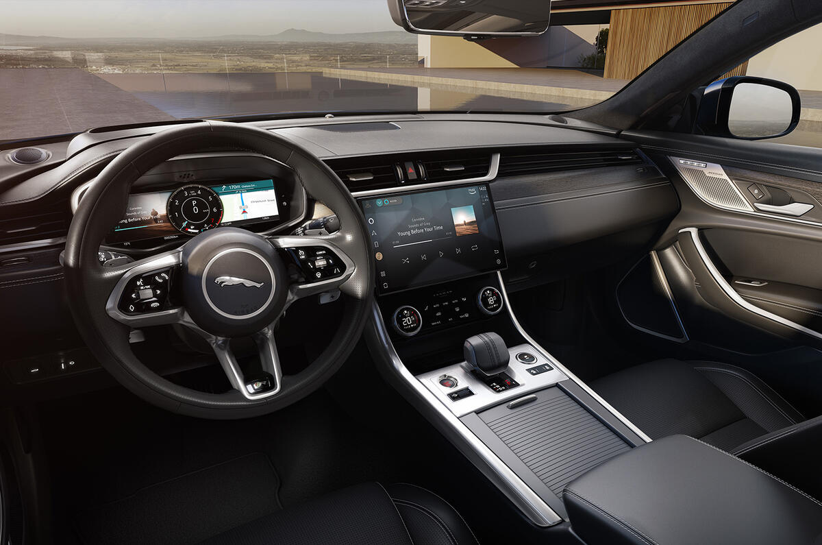 Jaguar XF 23MY 300 SPORT Interior Front View 260422