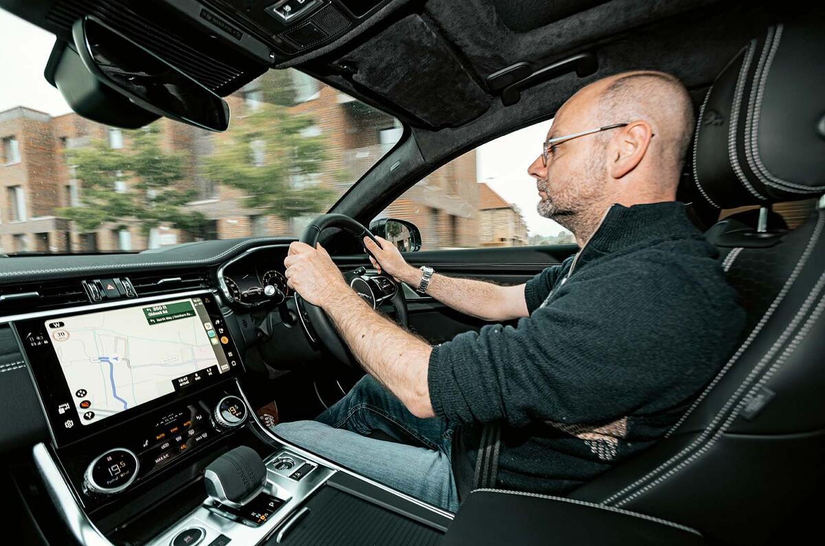 Jaguar XF Matt Prior interior