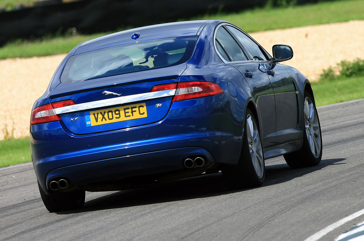Jaguar XFR rear three quarter Jaguar XFR rear three quarter