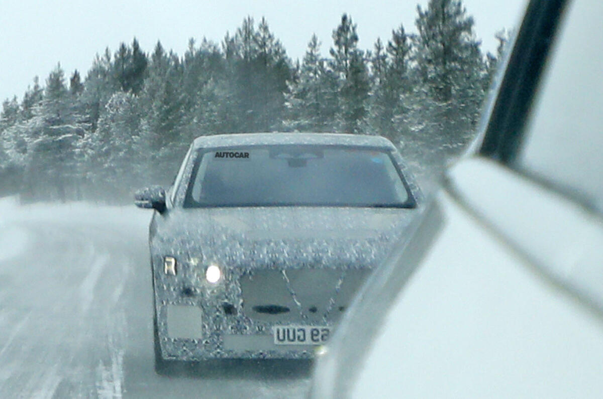 2020 Jaguar XJ prototype - front