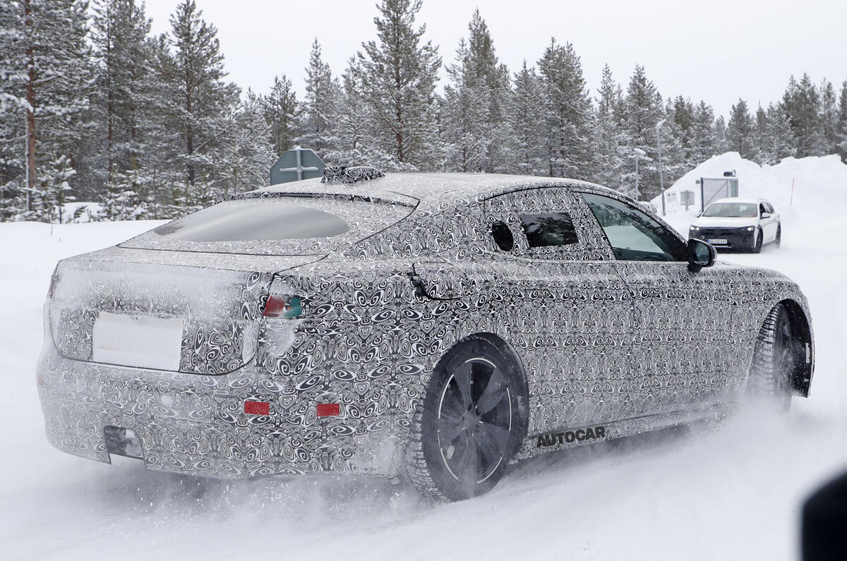 2020 Jaguar XJ prototype - rear 2020 Jaguar XJ prototype - rear