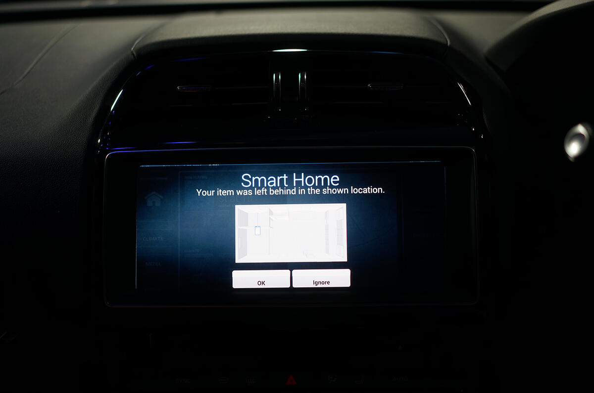 Jaguar F-Pace connected car