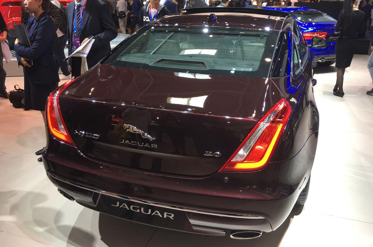 The Jaguar XJ50 has been launched at the Beijing show