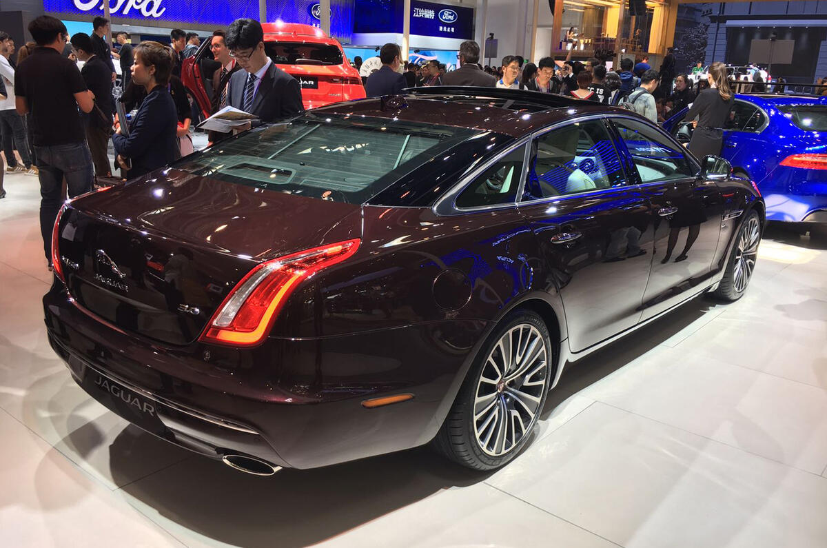 The Jaguar XJ50 has been launched at the Beijing show