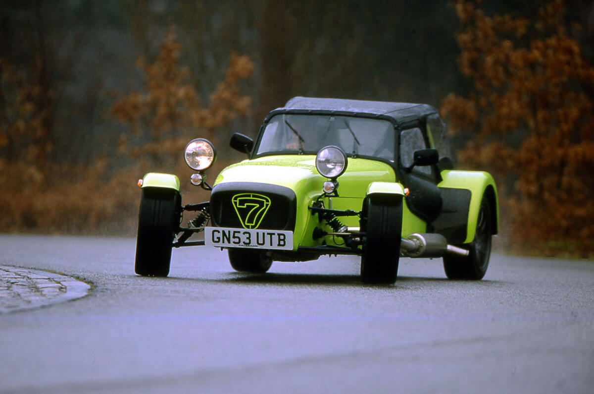 Caterham Seven cornering