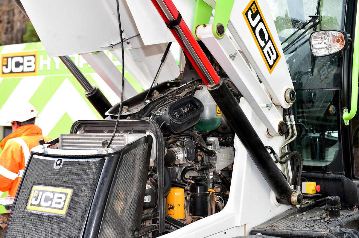 JCB hydrogen engine
