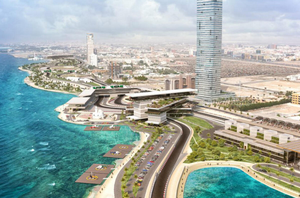 Jeddah Street Circuit render   image courtesy F1 Jeddah Street Circuit render   image courtesy F1