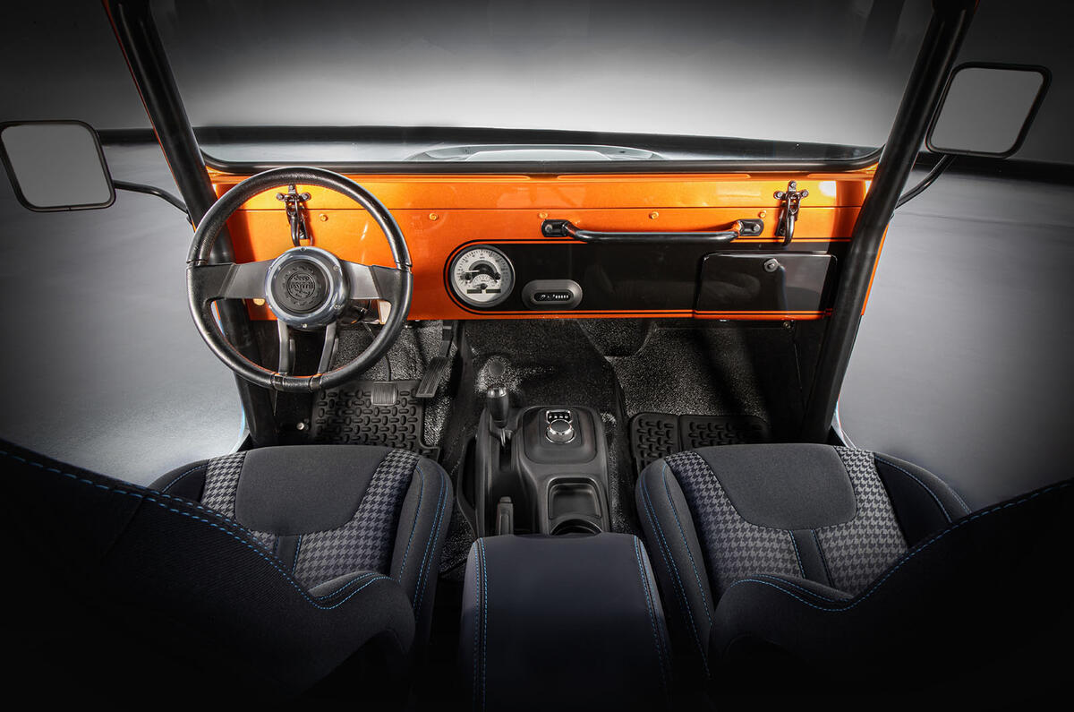 Jeep CJ Charge concept interior Jeep CJ Charge concept interior