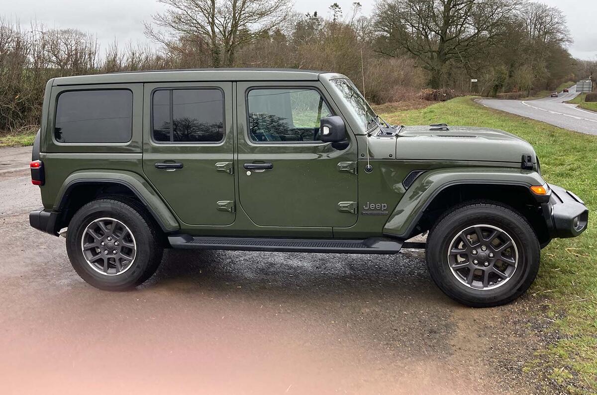 Jeep Wrangler side Jeep Wrangler side