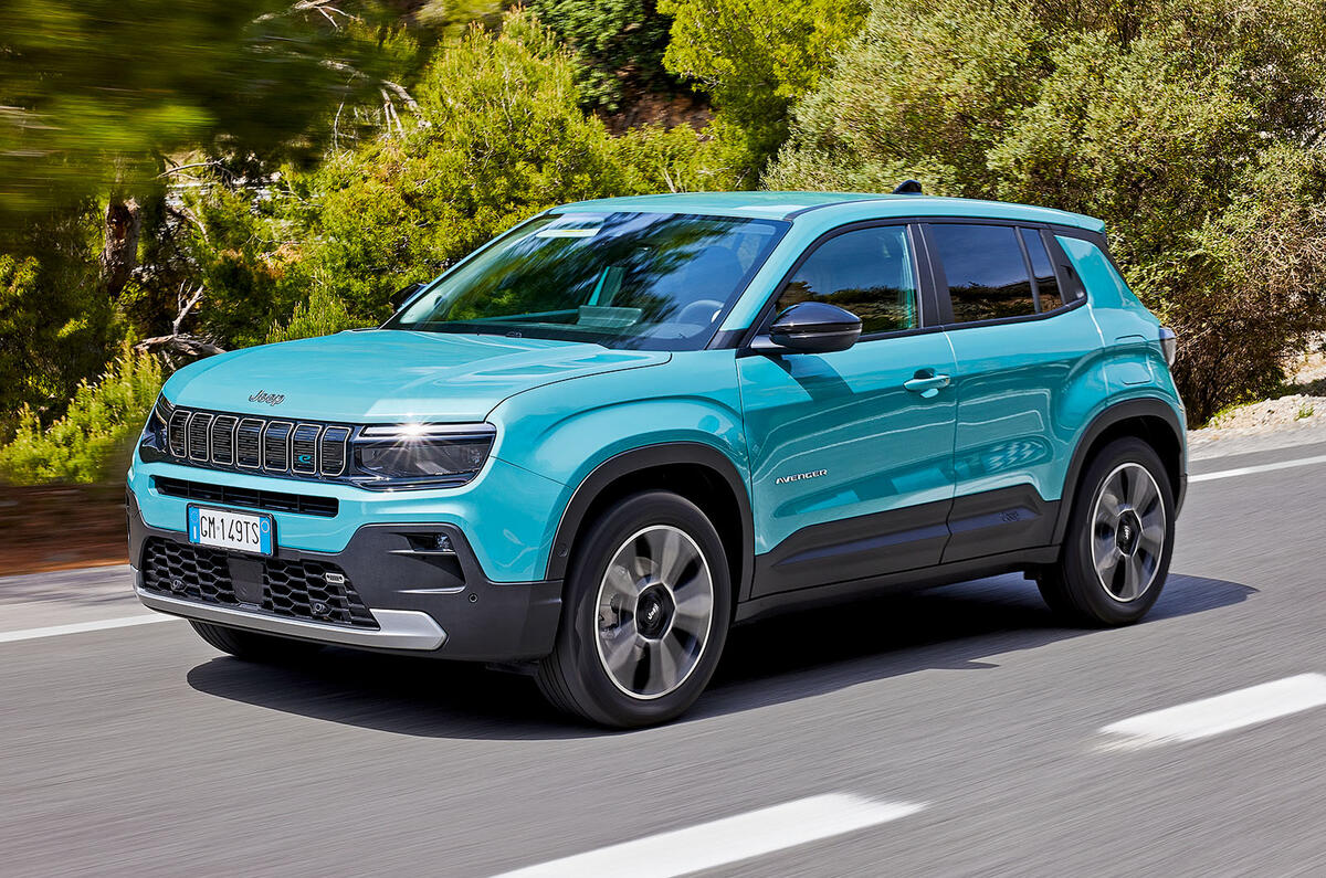 Jeep Avenger front three quarter