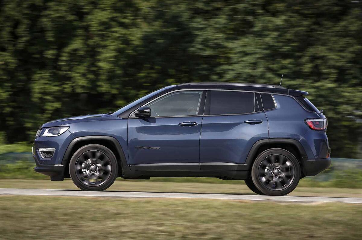 Jeep Compass update side on  Jeep Compass update side on