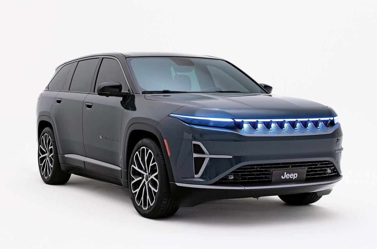 Jeep Wagoneer S front three quarter