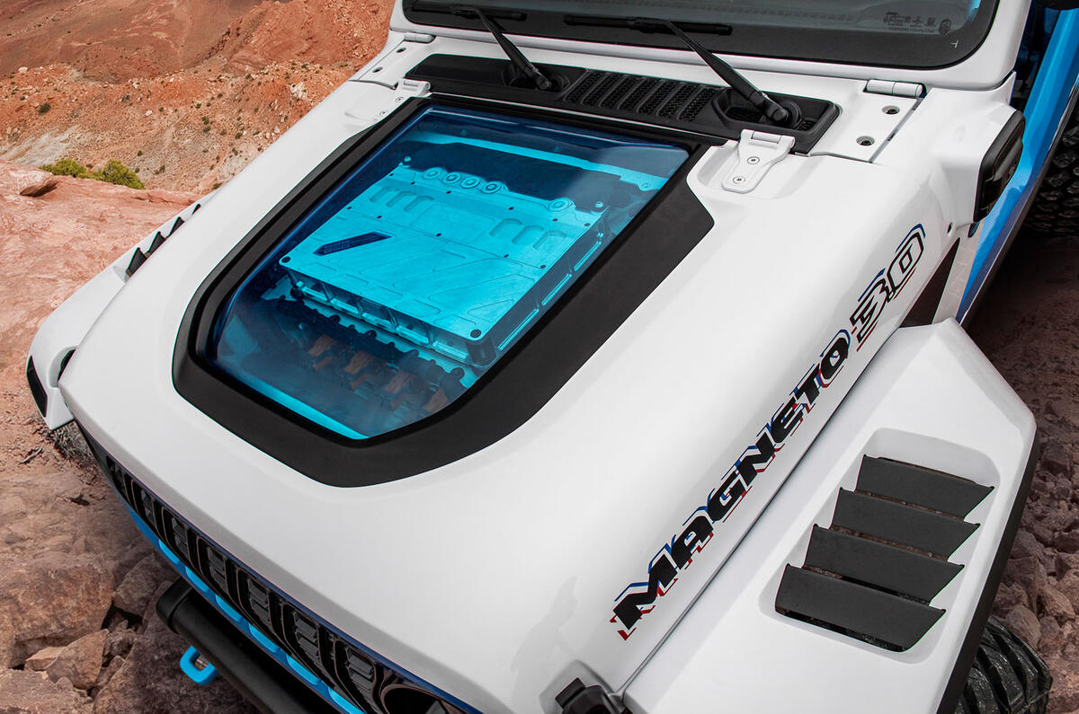 Jeep Wrangler Magneto 3.0 Concept battery