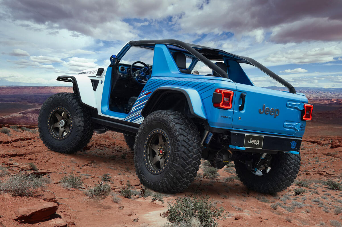 Jeep Wrangler Magneto 3.0 Concept rear