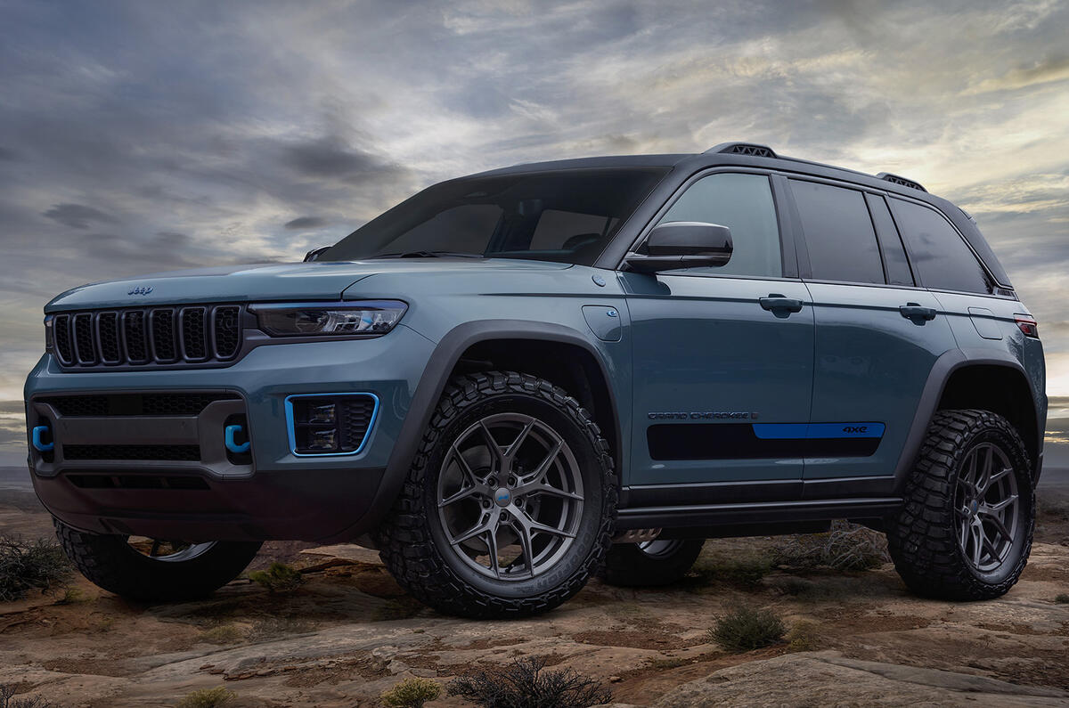 Jeep® Grand Cherokee Trailhawk PHEV Concept Front Jeep® Grand Cherokee Trailhawk PHEV Concept Front