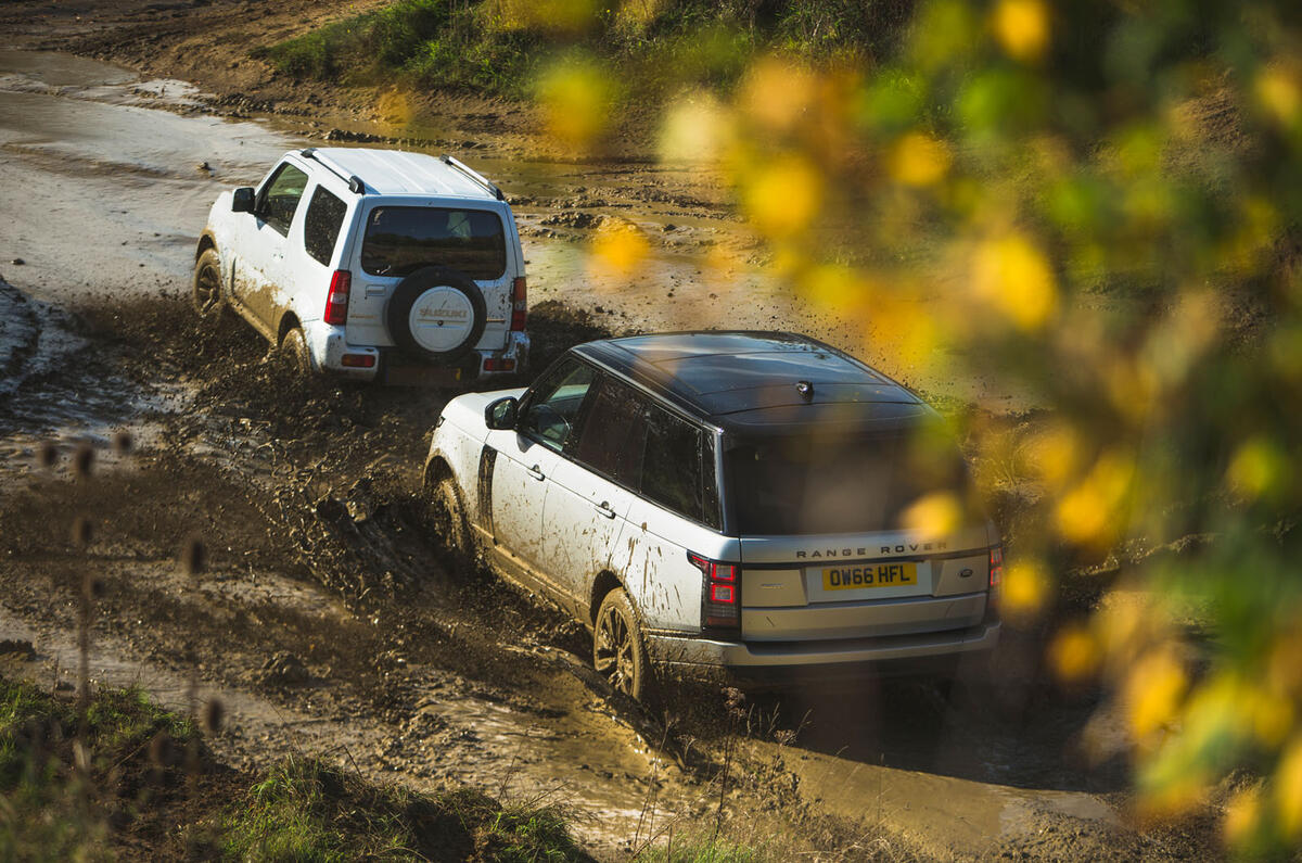 Suzuki Jimny vs Range Rover