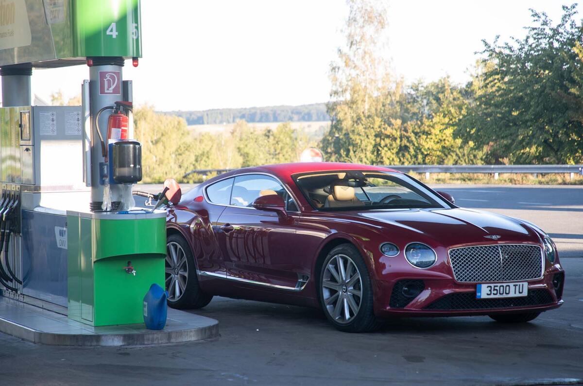 2018 Bentley Continental GT road trip