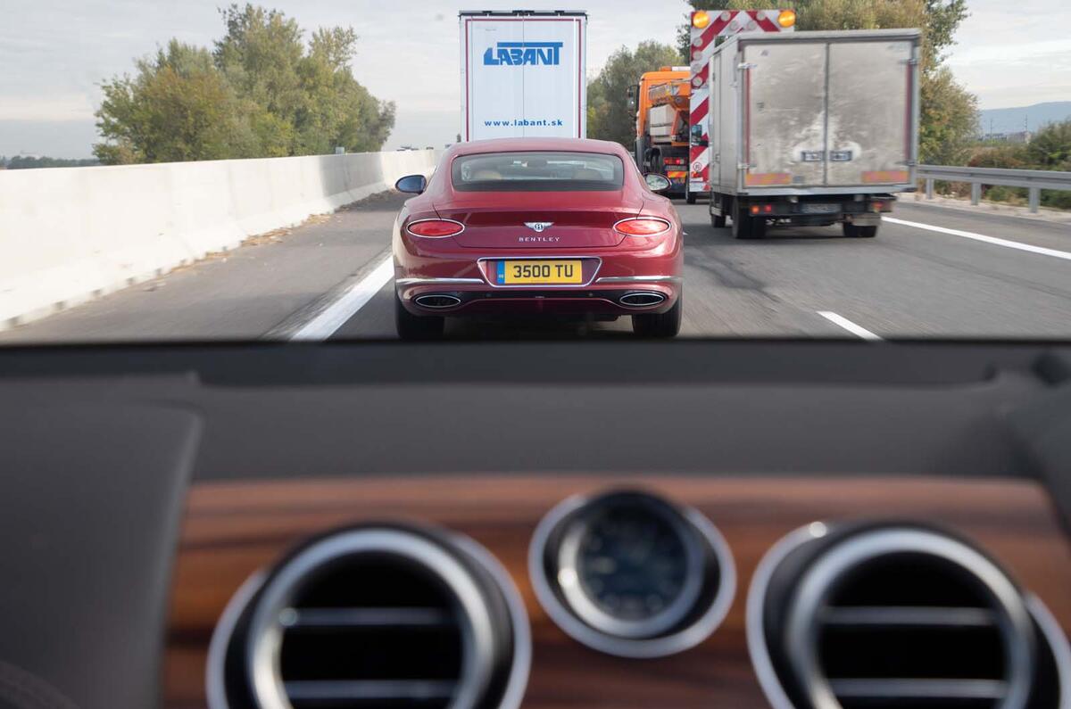 2018 Bentley Continental GT road trip