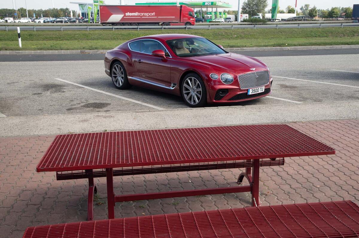 2018 Bentley Continental GT road trip