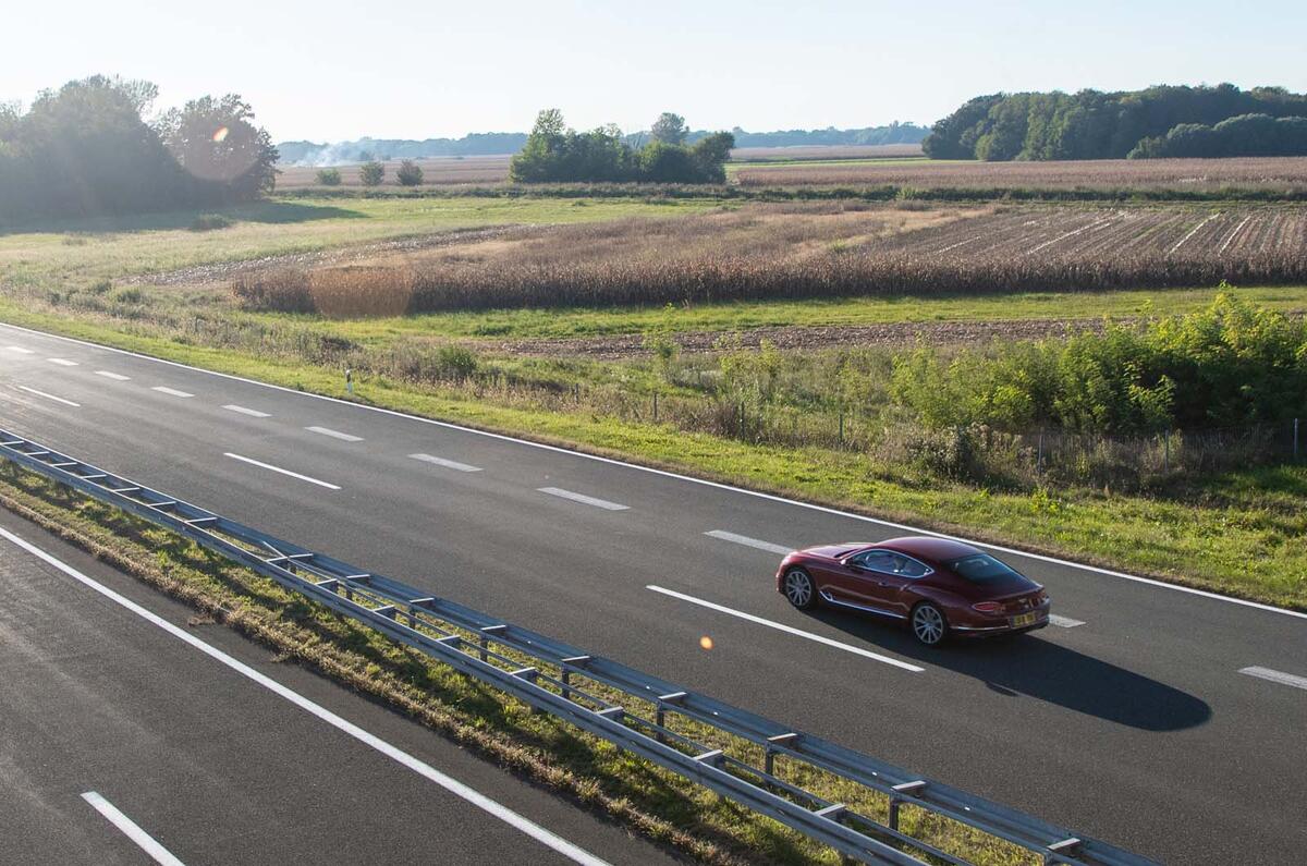 2018 Bentley Continental GT road trip